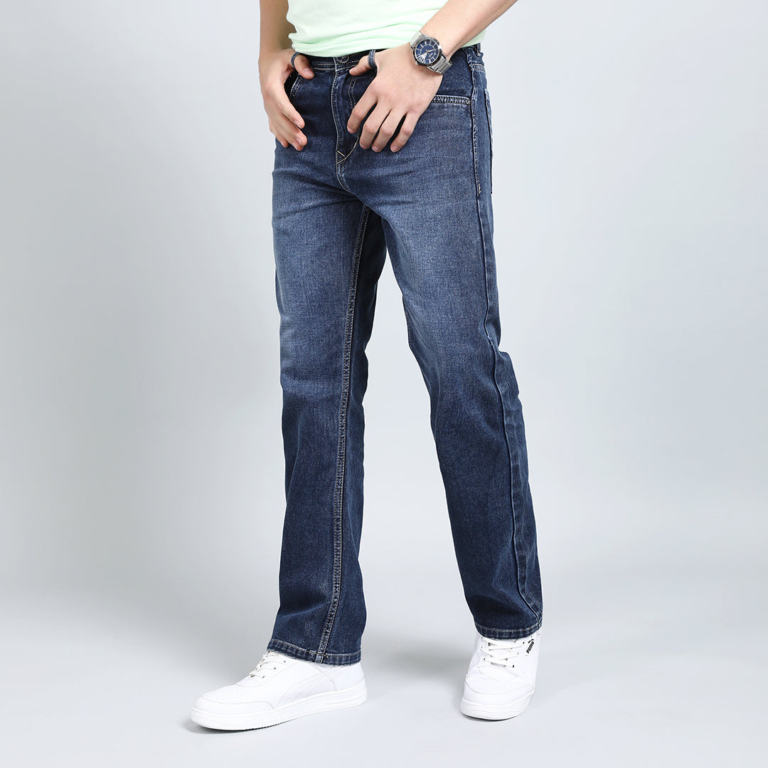 DARK GREY BAGGY FIT JEANS 4703-1